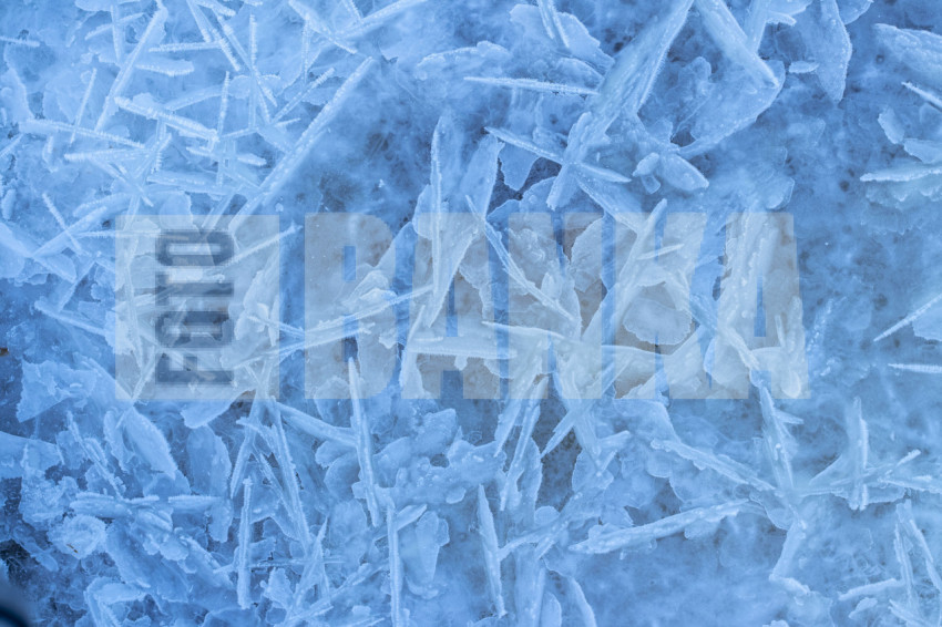 Ice texture blue background