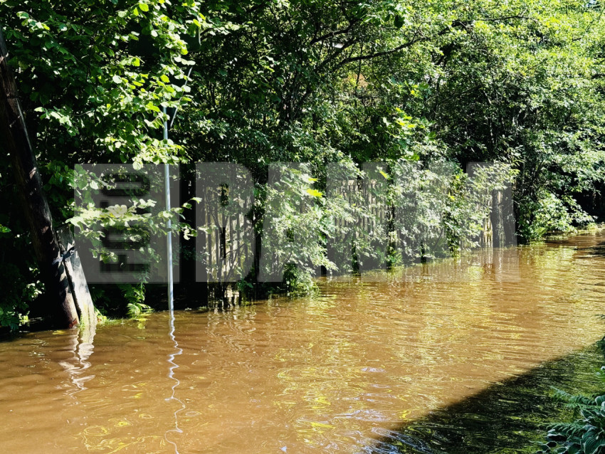 Flood after storm in Jurmala